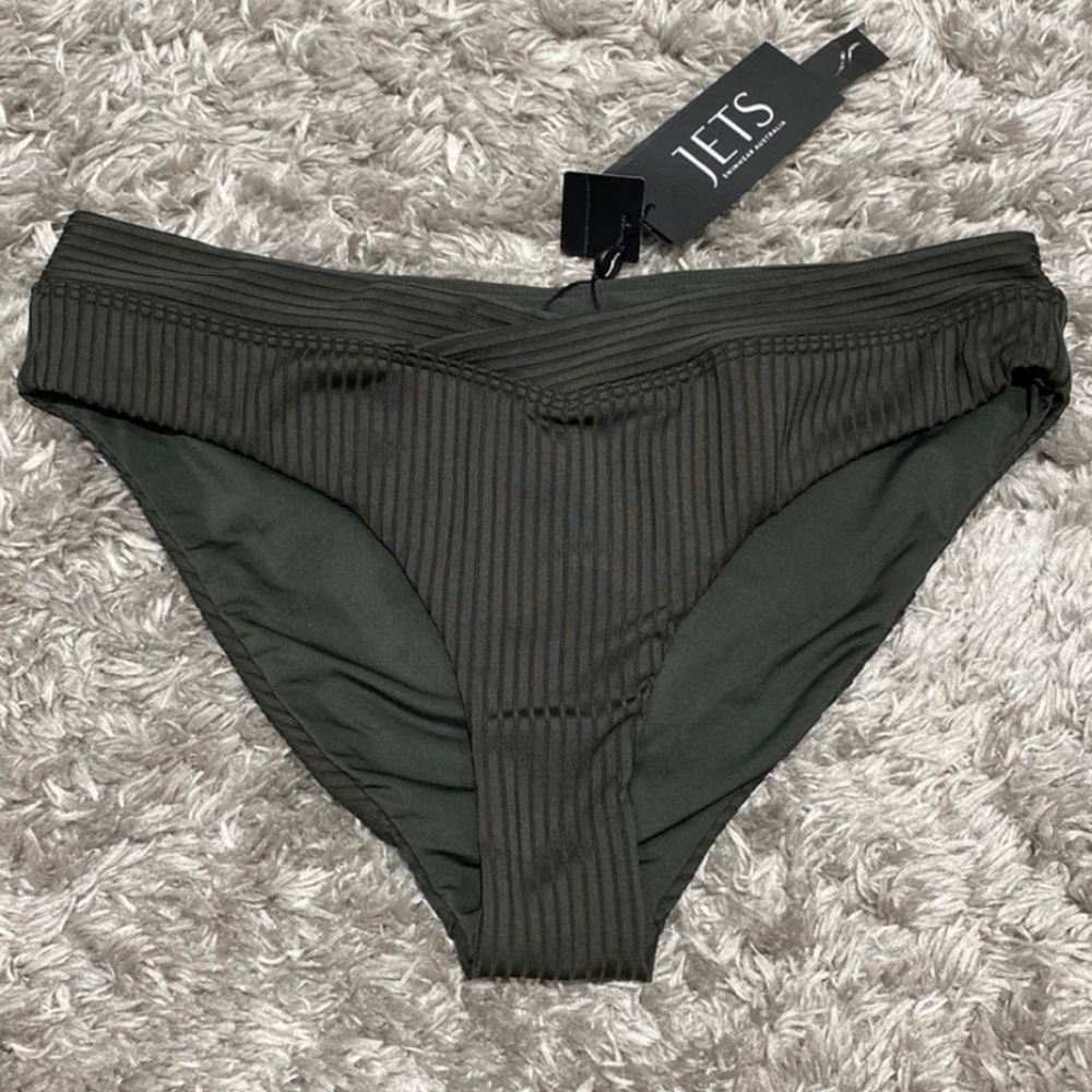 2/$30 ✨Jets Swimwear Australia Ribbed Bikini Bottoms